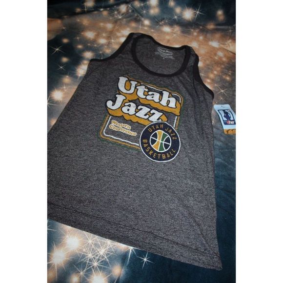 NWT Majestic Threads Women Small Utah Jazz NBA Western Basketball Tank Top - Picture 8 of 13